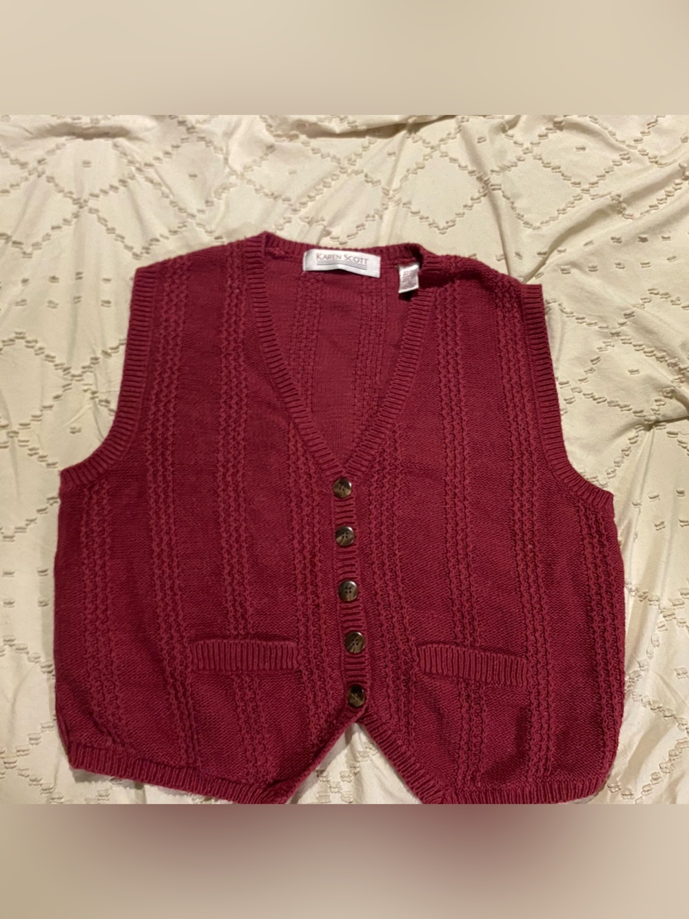 Karen Scott Sweater Vest
